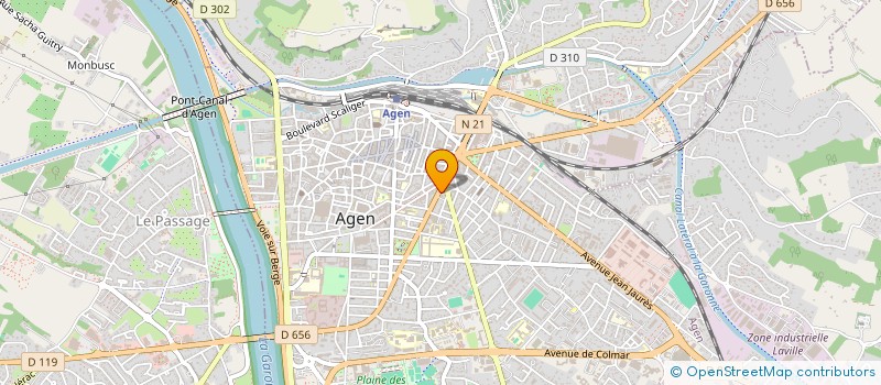 localisation de l'entreprise NI HAO CITY !  AGEN