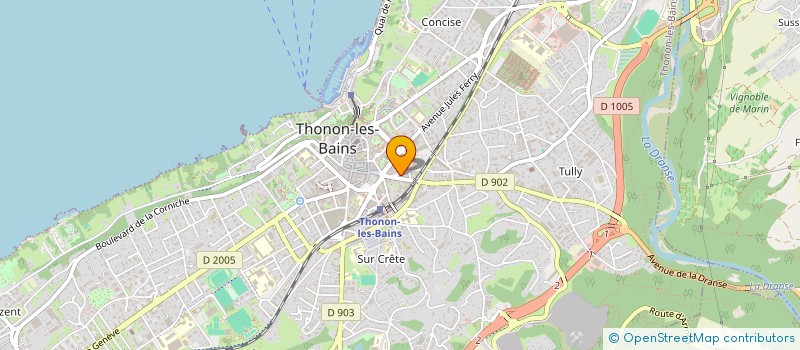 localisation de l'entreprise NI HAO SUSHI à THONON-LES-BAINS