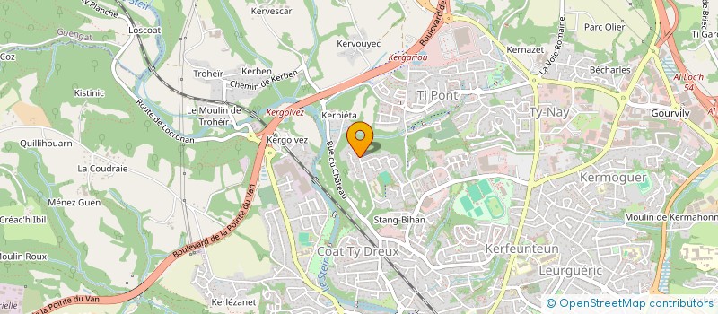 localisation de l'entreprise NI HON-UNAN à QUIMPER