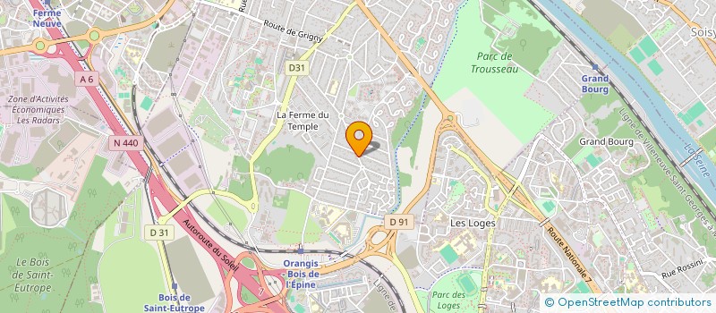 localisation de l'entreprise NI&HOUSE à RIS-ORANGIS