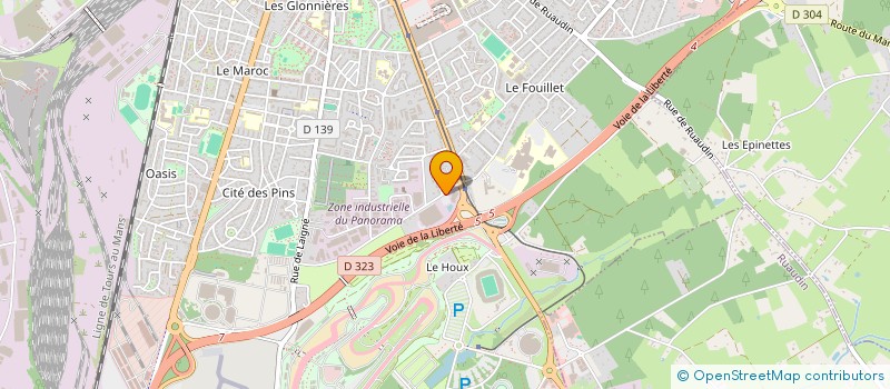 localisation de l'entreprise NI INVEST à LE MANS