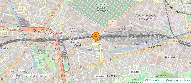 localisation de l'entreprise NI L'UN NI L'AUTRE à PANTIN