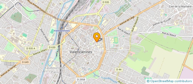 localisation de l'entreprise NI NUIT NI JOUR  VALENCIENNES