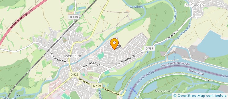 localisation de l'entreprise NI PUTES NI SOUMISES  DRUSENHEIM