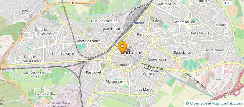 localisation de l'entreprise NI PUTES NI SOUMISES DU NARBONNAIS  NARBONNE