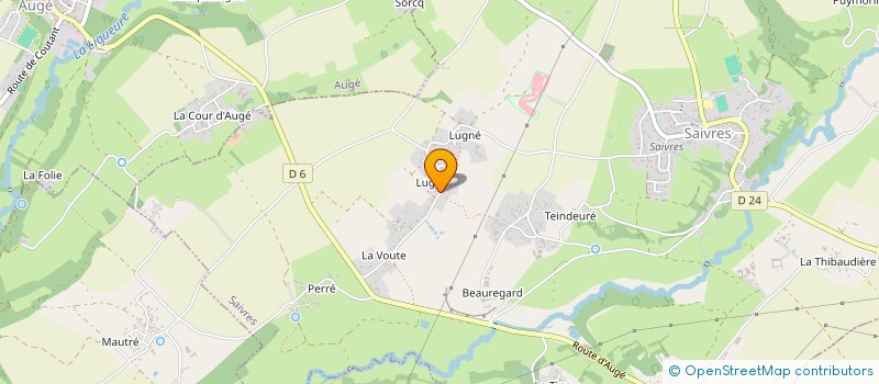 localisation de l'entreprise NI UNE NI DEUX  SAIVRES