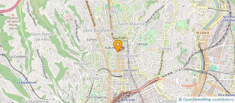 localisation de l'entreprise NI VOLEUR-NI VOLE à NICE