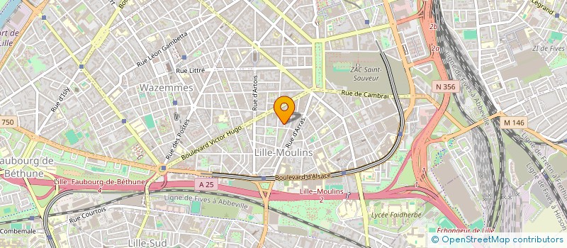 localisation de l'entreprise NI VU NI CONNU à LILLE