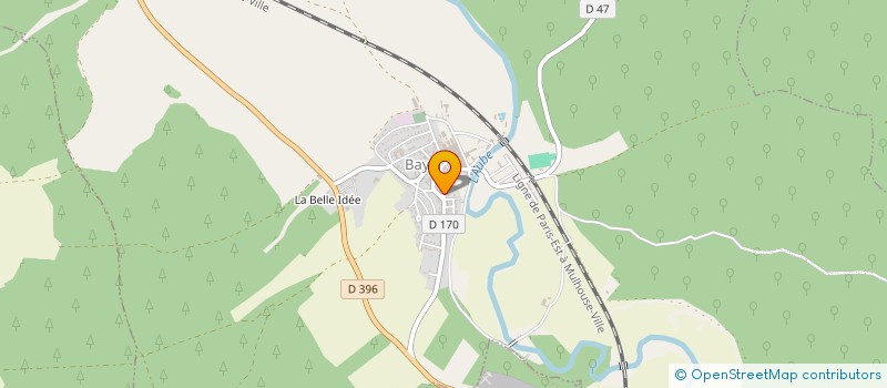 localisation de l'entreprise NI VU, NI CONNU FLECHETTES  BAYEL