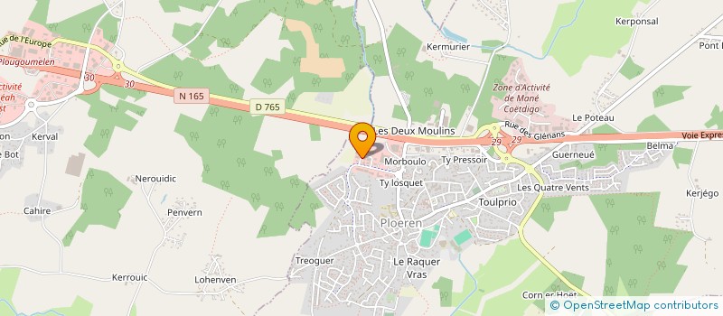 localisation de l'entreprise NIA  PLOEREN