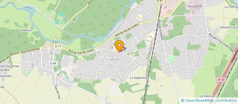 localisation de l'entreprise NIA  MONTS