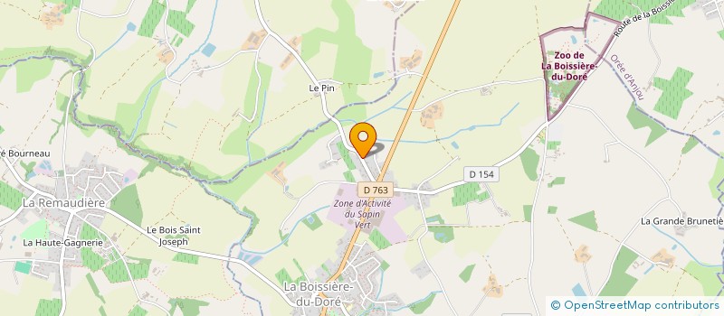 localisation de l'entreprise NIA VTC  LA BOISSIERE-DU-DORE