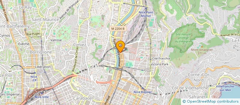 localisation de l'entreprise NIAAMA à NICE