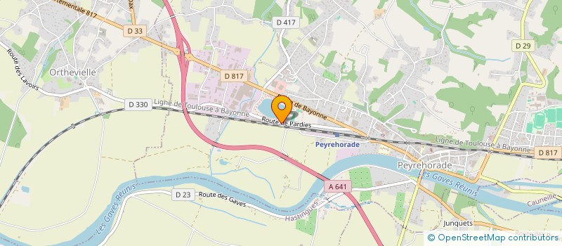 localisation de l'entreprise NIAC  PEYREHORADE