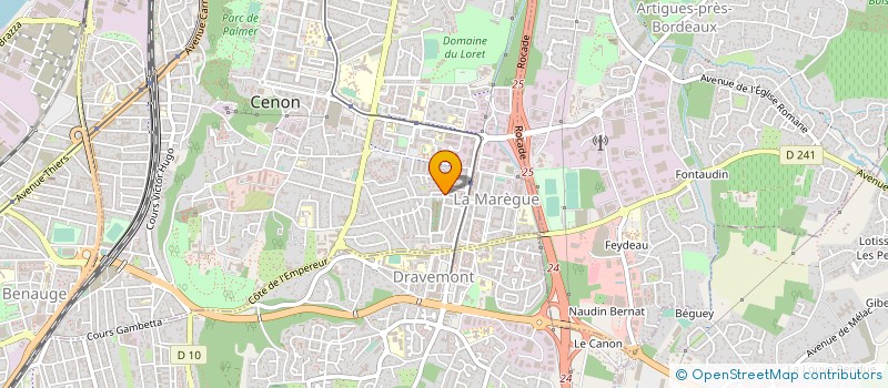 localisation de l'entreprise NIACREW à CENON