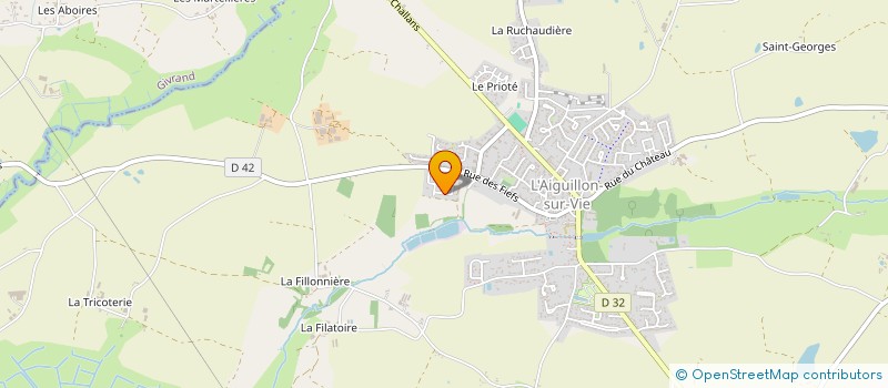 localisation de l'entreprise NIADROD  L'AIGUILLON-SUR-VIE