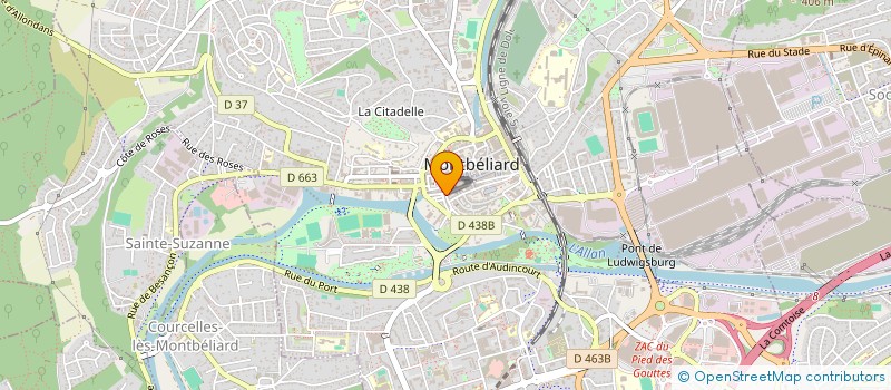 localisation de l'entreprise NIAH IMMOBILIER  MONTBELIARD