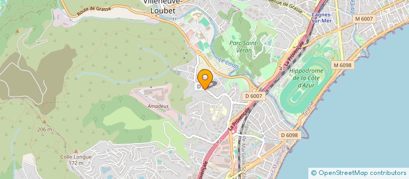 localisation de l'entreprise NIALEMA  VILLENEUVE-LOUBET