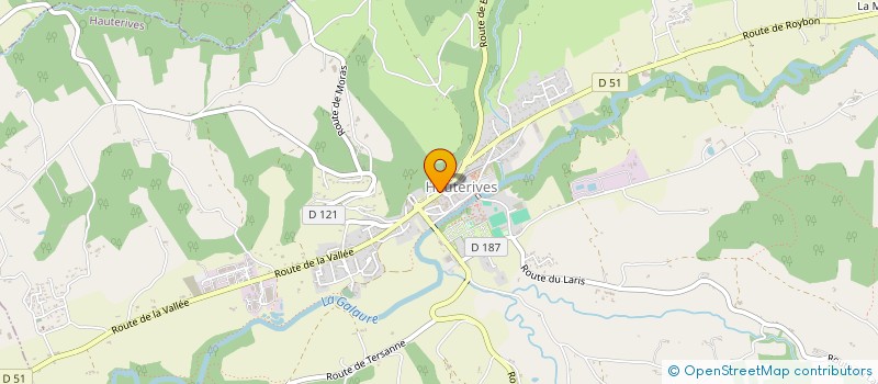 localisation de l'entreprise NIALLA  HAUTERIVES