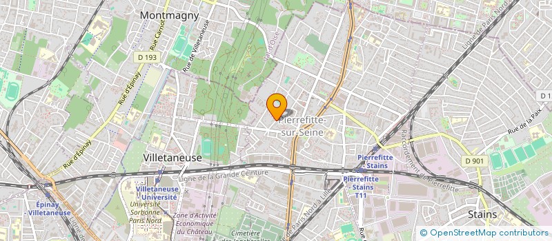 localisation de l'entreprise NIAMA à PIERREFITTE-SUR-SEINE