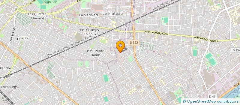 localisation de l'entreprise NIANG VENTILATION à BEZONS