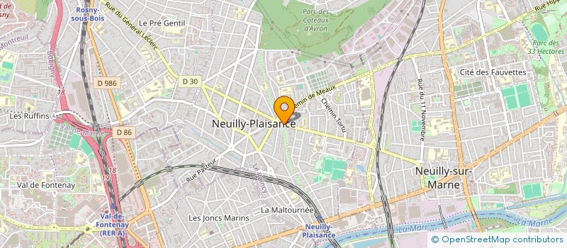 localisation de l'entreprise NIANGANE ET COMPAGNIE à NEUILLY-PLAISANCE