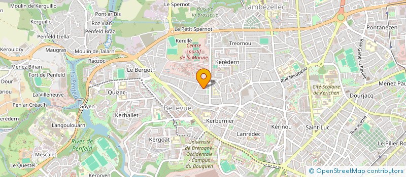 localisation de l'entreprise NIANGBALO  BREST