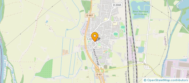 localisation de l'entreprise NIAOULI  LAPALUD