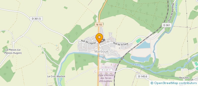 localisation de l'entreprise NIARDIS à MARBOUE