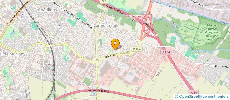 localisation de l'entreprise NIARMIAD  CORMONTREUIL