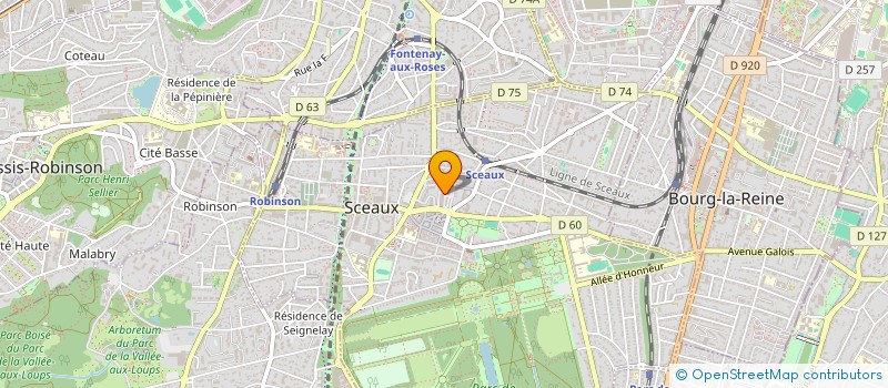 localisation de l'entreprise NIATRANE à SCEAUX