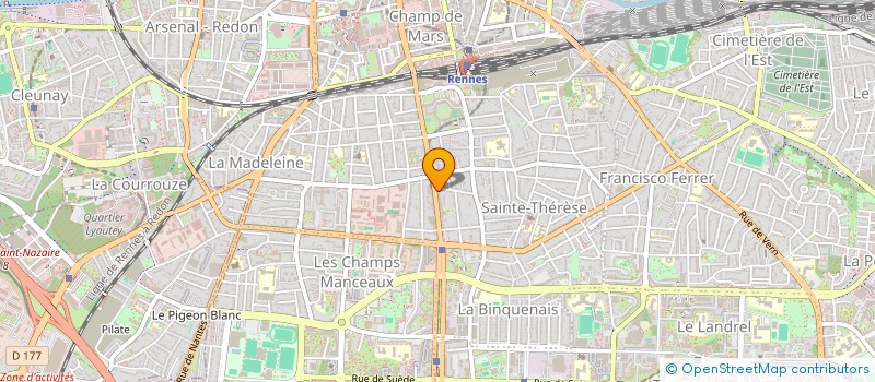 localisation de l'entreprise NIB SAINT-MALO à RENNES