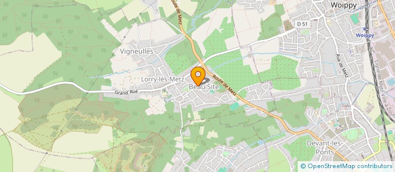 localisation de l'entreprise NIBA  LORRY-LES-METZ