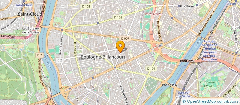 localisation de l'entreprise NIBEE à BOULOGNE-BILLANCOURT