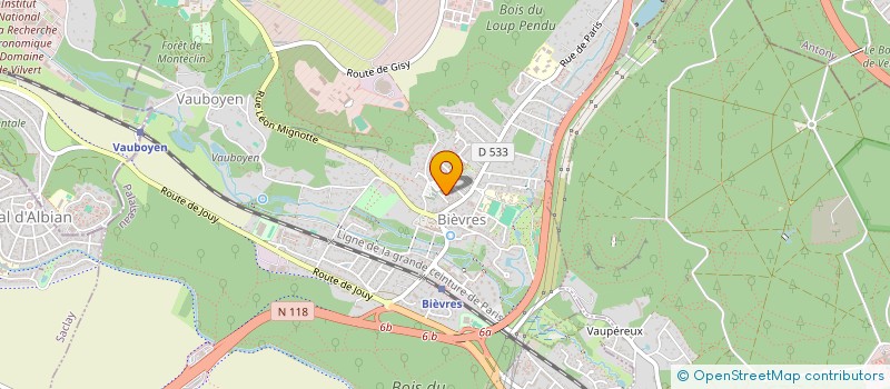 localisation de l'entreprise NIBELA  BIEVRES