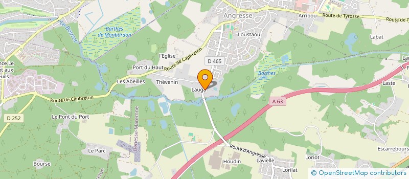 localisation de l'entreprise NIBENTO  ANGRESSE