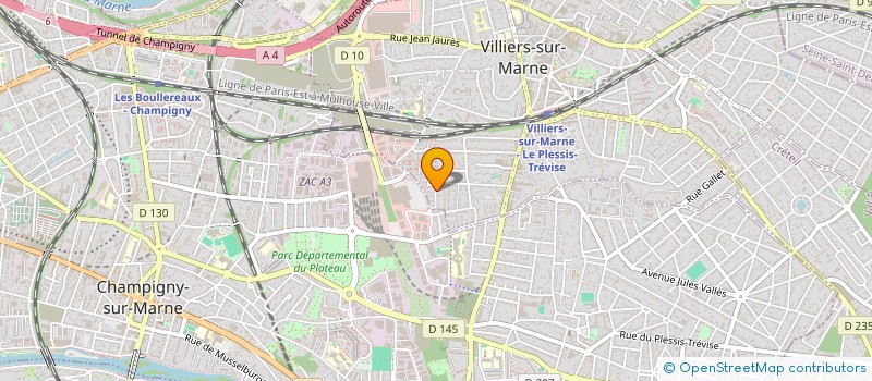 localisation de l'entreprise NIBER à VILLIERS-SUR-MARNE