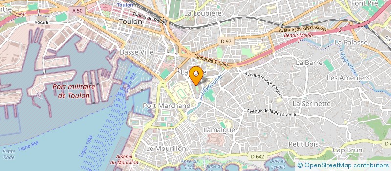 localisation de l'entreprise NIBERO  TOULON