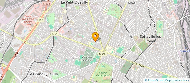 localisation de l'entreprise NIBLICK à LE PETIT-QUEVILLY