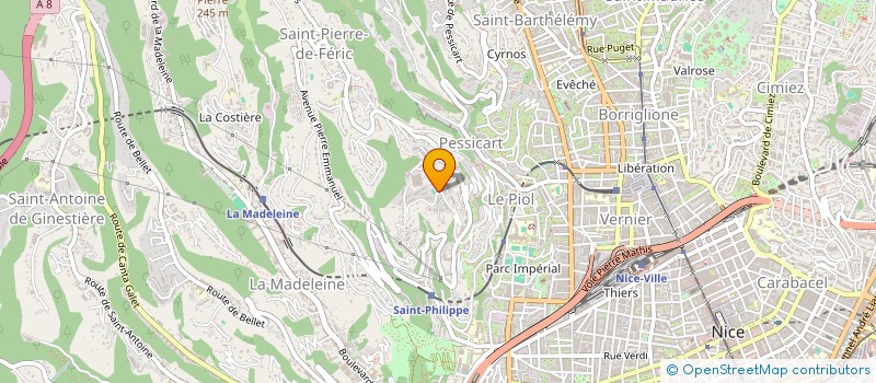 localisation de l'entreprise NIC à NICE