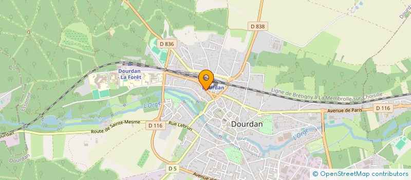 localisation de l'entreprise NIC'ELS BAR RESTAURANT  DOURDAN