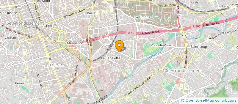 localisation de l'entreprise NIC FOOD  MARSEILLE