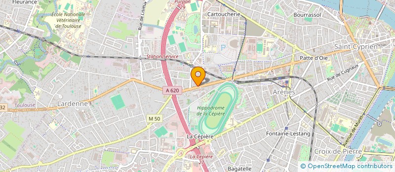localisation de l'entreprise NICA à TOULOUSE