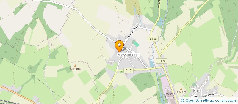 localisation de l'entreprise NICA  MESSINCOURT