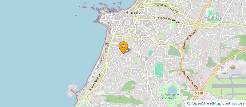 localisation de l'entreprise NICA INVEST à BIARRITZ