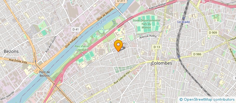 localisation de l'entreprise NICACOGA à COLOMBES