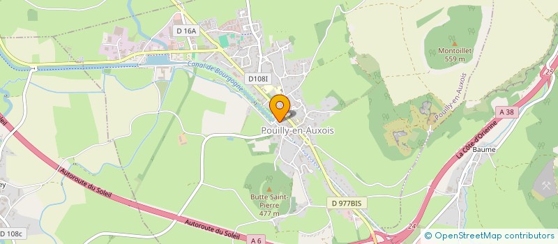 localisation de l'entreprise NICADAL  POUILLY-EN-AUXOIS