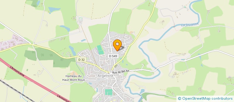 localisation de l'entreprise NICADIS  ARGENTRE