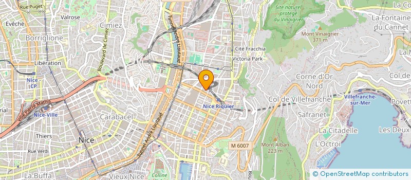localisation de l'entreprise NICAEA AMBULANCES à NICE