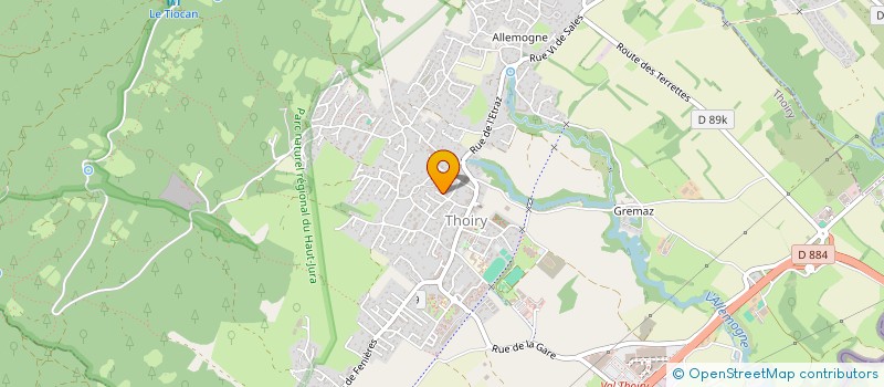 localisation de l'entreprise NICAISE  THOIRY